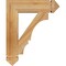 Ekena Millwork Balboa Arts & Crafts Rough Sawn Bracket, Western Red Cedar, 4"W x 18"D x 22"H BKT04X18X22BOA03RWR - alternate 2